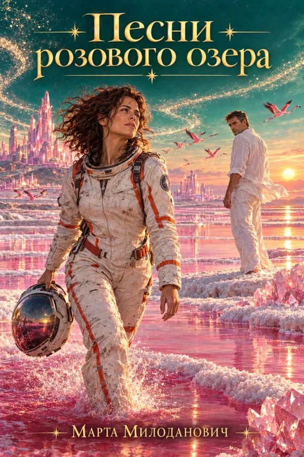 Обложка романа Марты Милоданович «Песни розового озера»